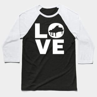 Love Piano Gift For Pianists Baseball T-Shirt